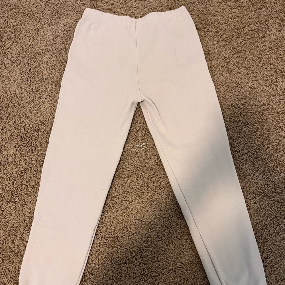 Cream Abercrombie Sweatpants